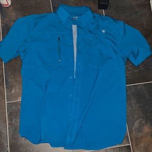 Ariat Tek Heat Series Shirt Blue M Medium
